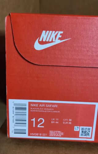 Nike Air Safari OG Electric Black Monarch | MENS SZ 12 | Paris Olympic Pack 2024