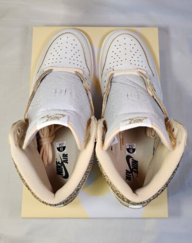 Nike Air Jordan 1 Retro High OG Craft MENS SZ 12 Vibrations Of Naija Sail Cream