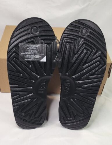 UGG Tasman Slipper | Mens 5 / Womens Size 6 | Black Soft Suede NEW In Box J5