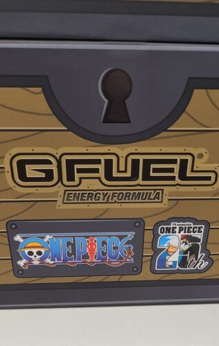Gfuel x One Piece Treasure Chest Collectors Box | Devil Fruit Flavors Luffy Nico