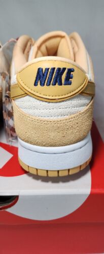 Nike Dunk Low LX Gold Suede Mens Size 12 / Womens 13.5 Extended Size A+ QUALITY