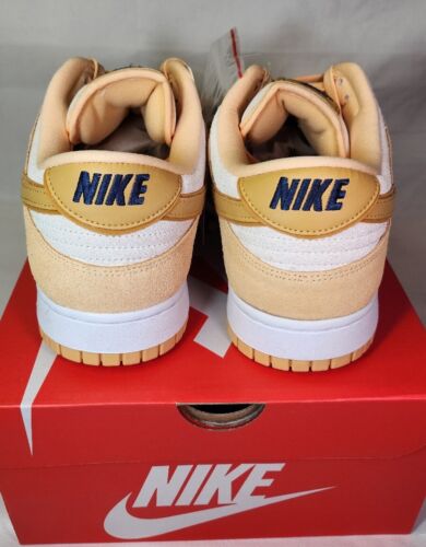 W Nike Dunk Low LX Gold Suede Mens Size 11.5 /Womens 13 Extended Size A+ QUALITY