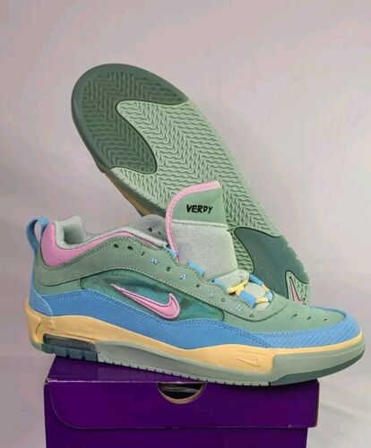 Nike SB Air Max Ishod Wair x Verdy Visty | Mens Sz 10.5 | Blue Gaze Arctic Pink