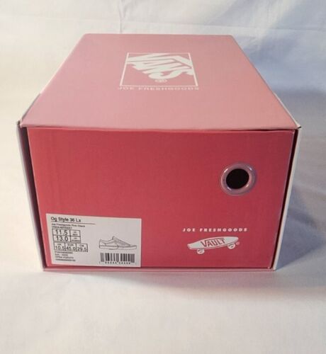 JFG Joe FreshGoods x VANS OG Style 36 Lx Pink Honeymoon Mens Size 11.5 Old Skool
