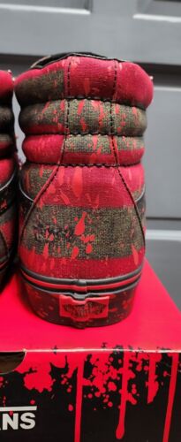 Vans Sk8-Hi x Nightmare On Elm Street Freddy Krueger House Of Terror MENS SZ 13
