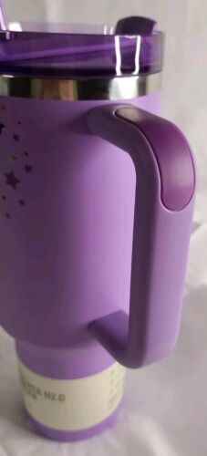Stanley X Olivia Rodrigo Tumbler NEW!!! Purple 40 Oz Cup With Handle Hot Or Cold