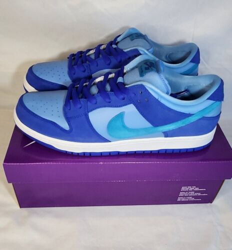 Nike SB Dunk Low Pro Blue Raspberry Mens Size 13 Fruity Pack Racer Laser Blue🔥