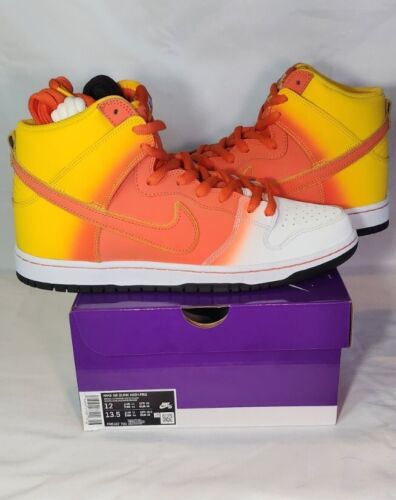 Nike SB Dunk High | Mens Size 12 | Sweet Tooth Candy Corn Halloween Theme Dunks