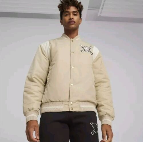 Puma x One Piece Luffy Varsity Jacket | Size XL | Gear 5 Straw Hat Crew Joy Boy