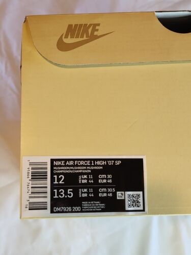 Nike x Billie Eilish Air Force 1 High '07 SP Mushroom Mens Size 12 SHIPS FAST