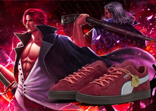 Puma x One Piece Suede 'SHANKS' | MENS SIZE 11.5 | Anime Manga Team Red NEW