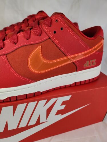 Nike Dunk Low ATL Atlanta | Mens Size 12 | University Red Bright Crimson HOT🔥