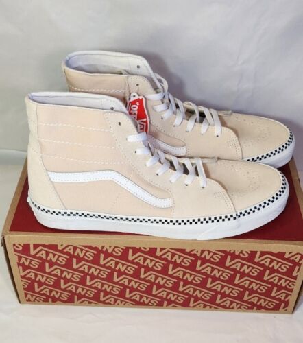Vans Sk8-Hi | Mens Size 11.5 | Checkerboard Turtledove Tapered NEW In Box