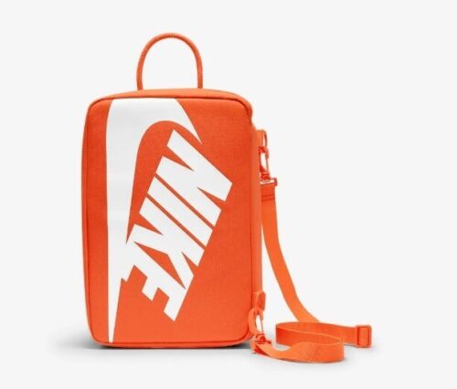 Nike Shoe Box Bag Orange White Crossbody Strap Fits Up to Size 13 NEW