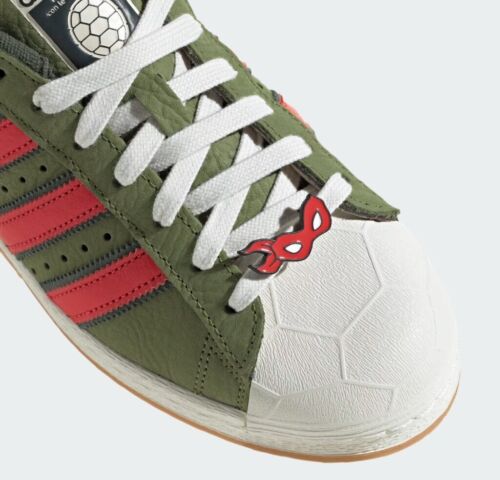 Adidas x TMNT Shell-Toe Sneakers | Mens US Size 12.5 | New with small defect HAS COMIC BOOK