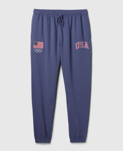 Gap x Team USA Olympic Hoodie & Joggers Set | Size MEDIUM | Washed Navy NWT 2024