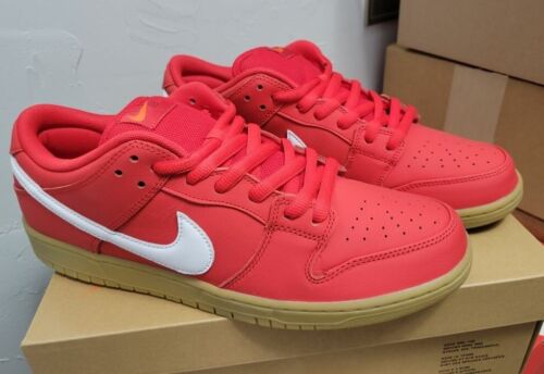 Nike SB Dunk Low Pro University Red Gum | Mens Size 11.5 | Ships FAST NEW 2024