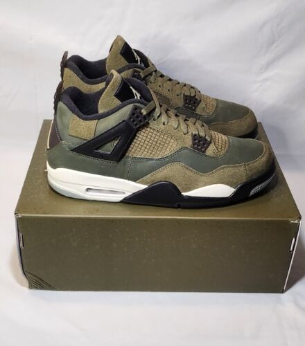 Air Jordan 4 Retro SE Craft Medium Olive Pale Vanilla | Mens Size 12 | NWB 🔥