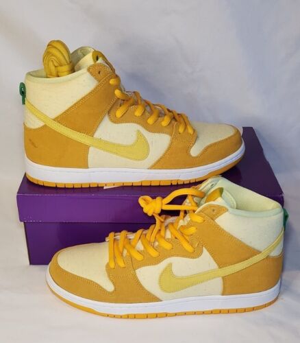 Nike SB Dunk High Pro Fruity Pack - Pineapple | Mens Size 12 | University Gold