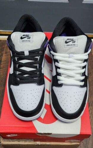 Nike SB Dunk Low Pro Court Purple | Mens 11.5 | Black White Purple Panda