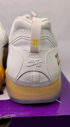 Nike SB Nyjah Free 2 NBA Lakers LeBron | Mens Sz 12 | + Yellow & Purple Laces!🔥