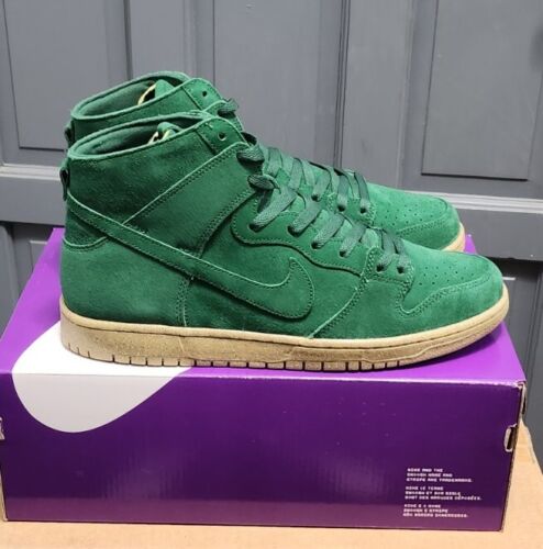 Nike SB Dunk High Pro Decon MENS SIZE 12 Gorge Green Deconstructed Craft Gum
