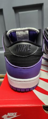 Nike SB Dunk Low Pro Court Purple | Mens 11.5 | Black White Purple Panda