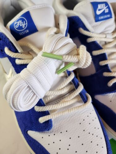 Nike SB Dunk Low Pro QS x Fly Streetwear Gardenia | Mens Sz 13 | Royal Sail Fog