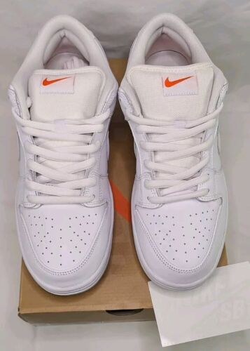 Nike SB Dunk Low Pro ISO Triple White | Mens Sz 12 | Orange Label NeW Skate Shoe