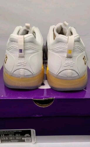 Nike SB Nyjah Free 2 NBA Lakers LeBron | Mens Sz 12 | + Yellow & Purple Laces!🔥