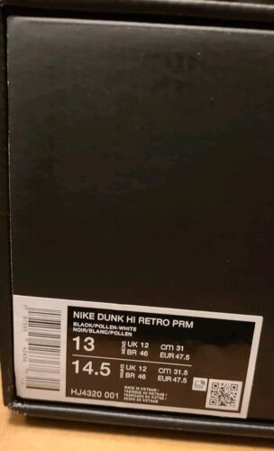 Nike Dunk High x Wu-Tang Clan | Mens Sz 13 | WUTANG FOREVER 2024 Black Yellow