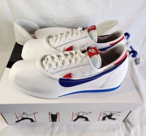 Nike x Clot Cortez SP Forrest Gump Size 12.5 Mens Red White Blue IN HAND
