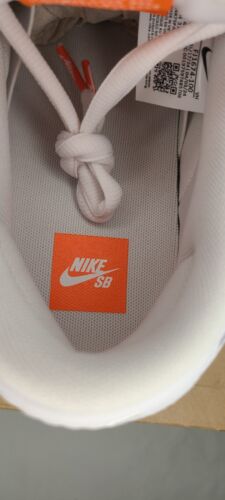 Nike SB Dunk Low Pro ISO Triple White | Mens Size 13 | NEW 2024 Orange Label 🔥