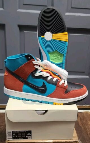 Nike SB Dunk High Decon QS x Di’orr Greenwood | Mens Sz 12 | Turquoise Blue