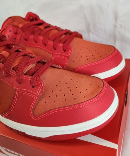 Nike Dunk Low ATL Atlanta | Mens Size 12 | University Red Bright Crimson HOT🔥