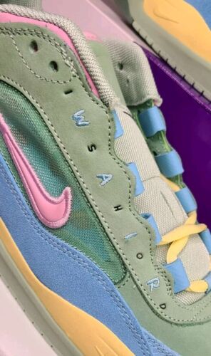 Nike SB Air Max Ishod Wair QS x Verdy Visty | Mens Sz 12 | Blue Gaze Pink Green