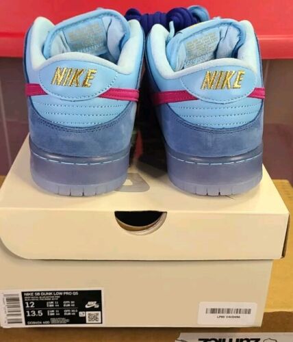 Nike SB Dunk Low Pro QS x RTJ | Mens Sz 12 | Run The Jewels Deep Royal Blue Pink