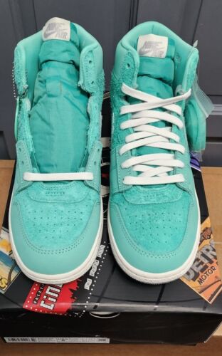 Corporate x Jordan Air Ship PE SP "GOT EM" | Mens Sz 9 | Aqua Green Hairy Suede