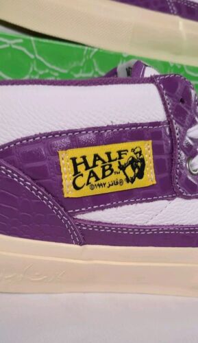 Vans x Carpet Company Skate Half Cab | Mens 9.5 | Purple Croc Skin Marshmallow