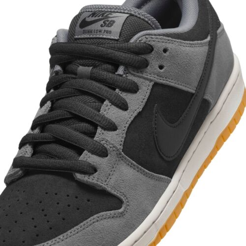 Nike SB Dunk Low Pro Dark Smoke Grey | Mens Sz 12 | Gum Bottom + 2 Laces π₯π₯