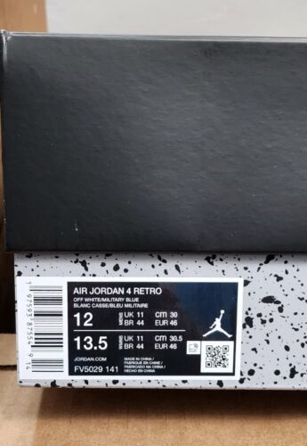 Air Jordan 4 Retro Military Blue 2024 | Mens Size 12 | NEW IN BOX Ships FAST