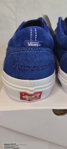 Supreme × Vans Sid 2024 BLUE | Mens Size 12 | "Fuck Em!" NIB Ships FAST! 🔥