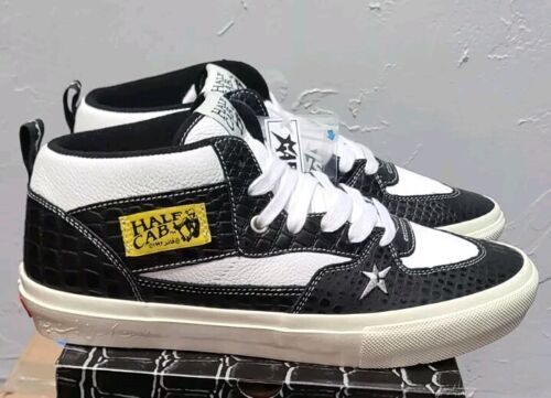 Vans x Carpet Company Skate Half Cab | Mens Sz 10 | Black Croc Embossed Leather