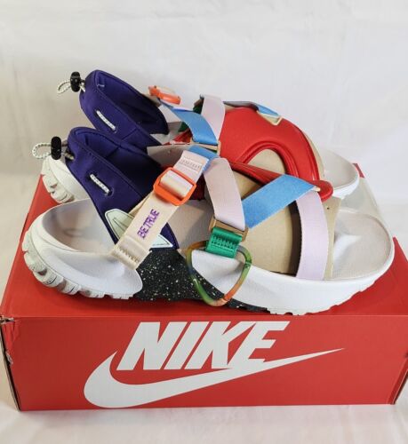 Nike Oneonta Be True University Red White Blue Mens Size 12 Unisex Casual Sandal
