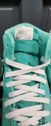 Corporate x Jordan Air Ship PE SP "GOT EM" | Mens Sz 9 | Aqua Green Hairy Suede
