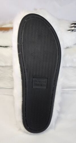 Bravest Studios White Bear Claw Mules | Mens Size 12 | Silver Claws Ships FAST