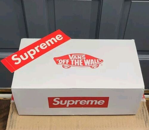 Supreme × Vans Sid RED | Mens Size 12 | "Fuck Em!" Ships FAST! Fashion Sneakers