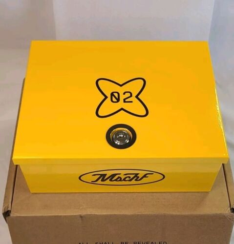 MSCHF Key Box 2 NEW! Yellow Box #2 SHIPS FAST 2024 Holds Key #3 Inside!