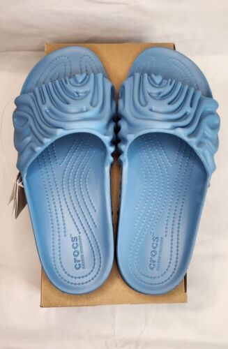 Crocs x Salehe Bembury Pollex Slide | Mens Size 11 | Ships FAST Blue Tashmoo NEW