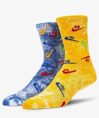 Nike SB x Ebay Everyday Plus Socks SZ LARGE Mens 6-12 /Wmns 10-13 Sandy Bodecker